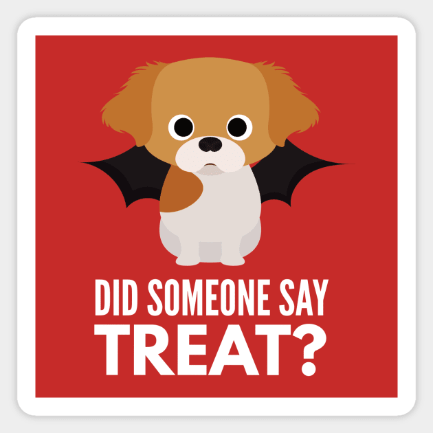 Pekingese Halloween Trick or Treat Sticker by DoggyStyles